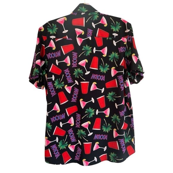DIXXON Flannel Company Dancun Party Button Down Party Easy Going Shirt Size M - Picture 4 of 4